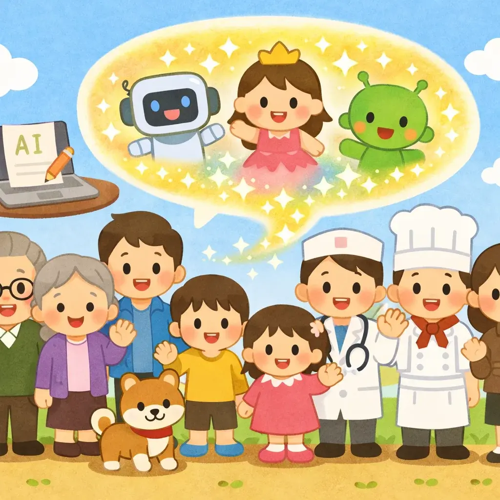 Cover Image for Irasutoya Characters AI Generator — Create Custom Japanese-Style Illustrations Free
