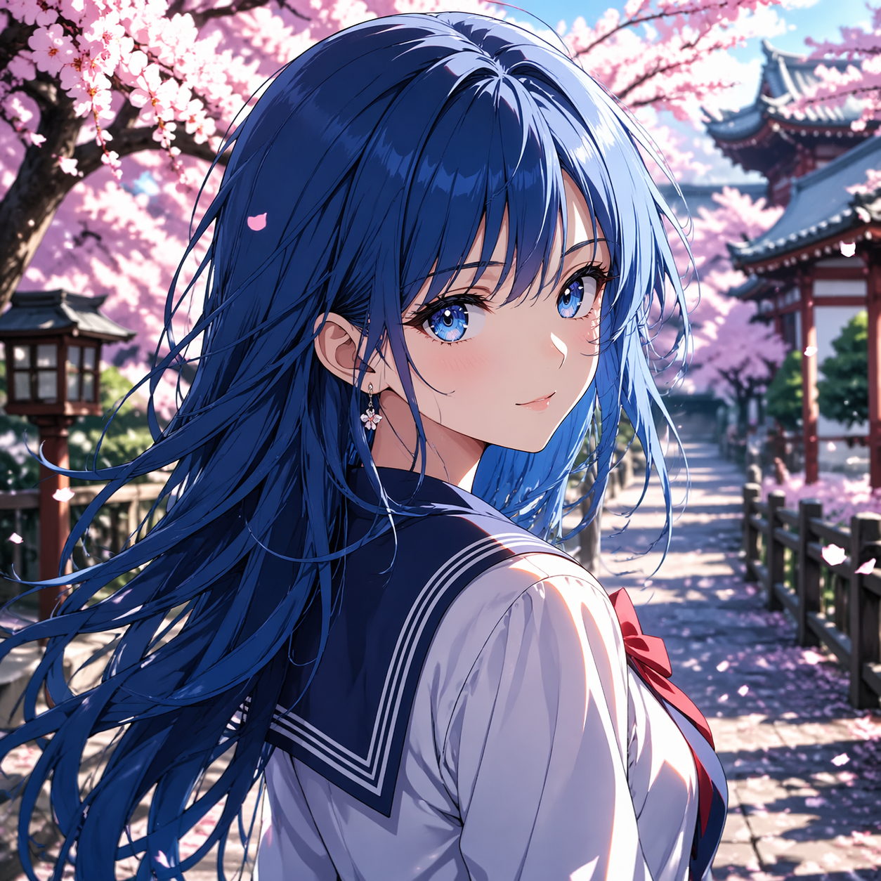 Anime style character illustration