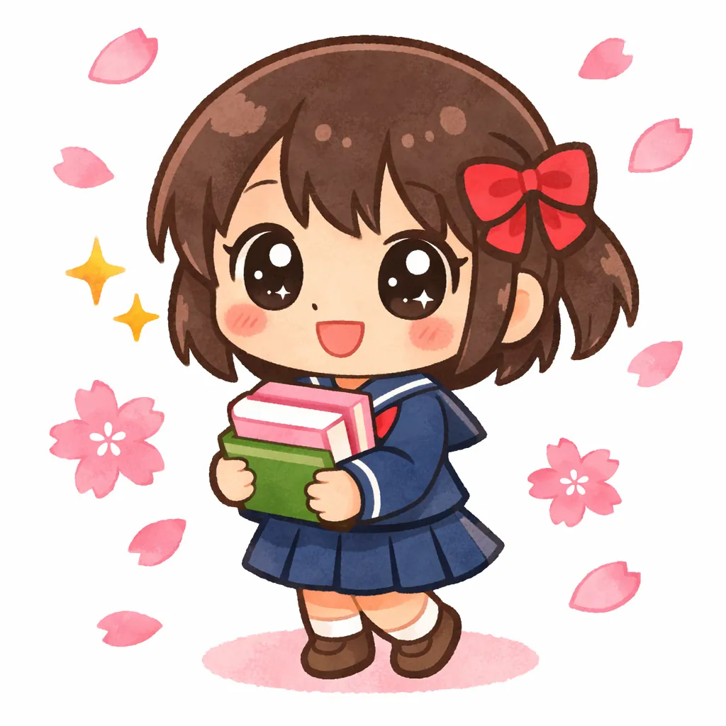 Chibi style character illustration